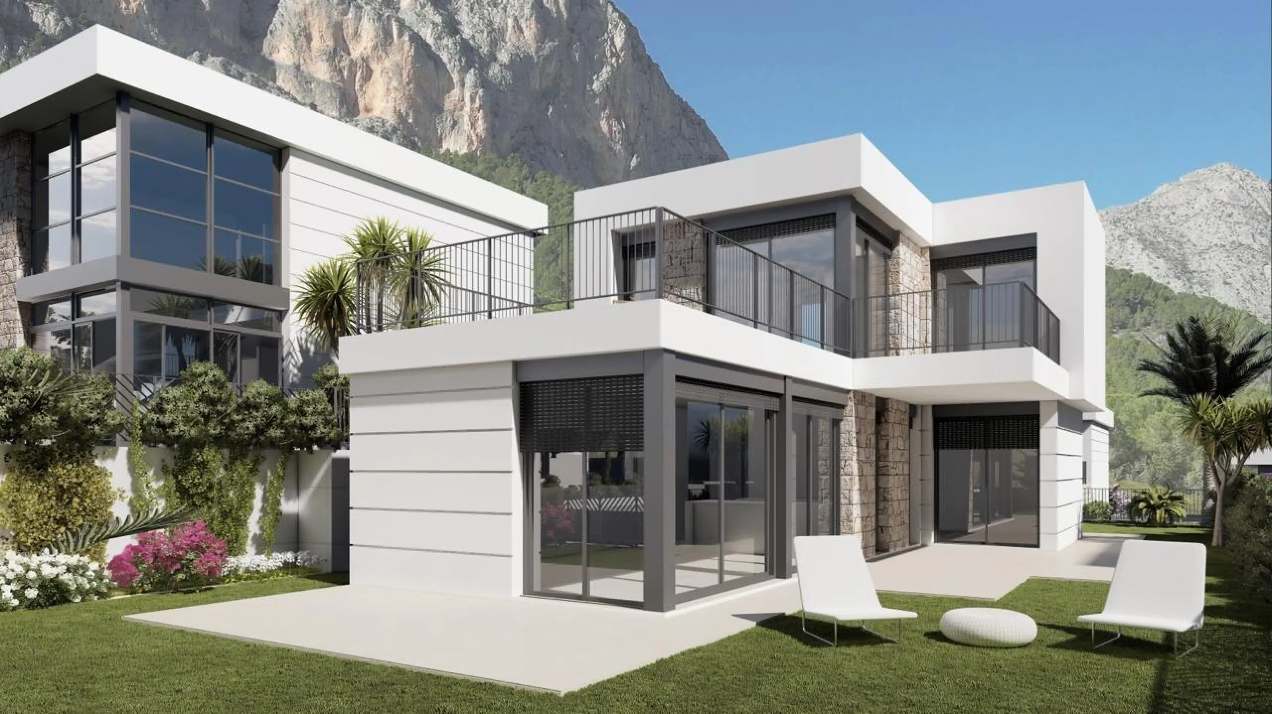 ☀️ Villas de obra nueva entre las montañas de Polop