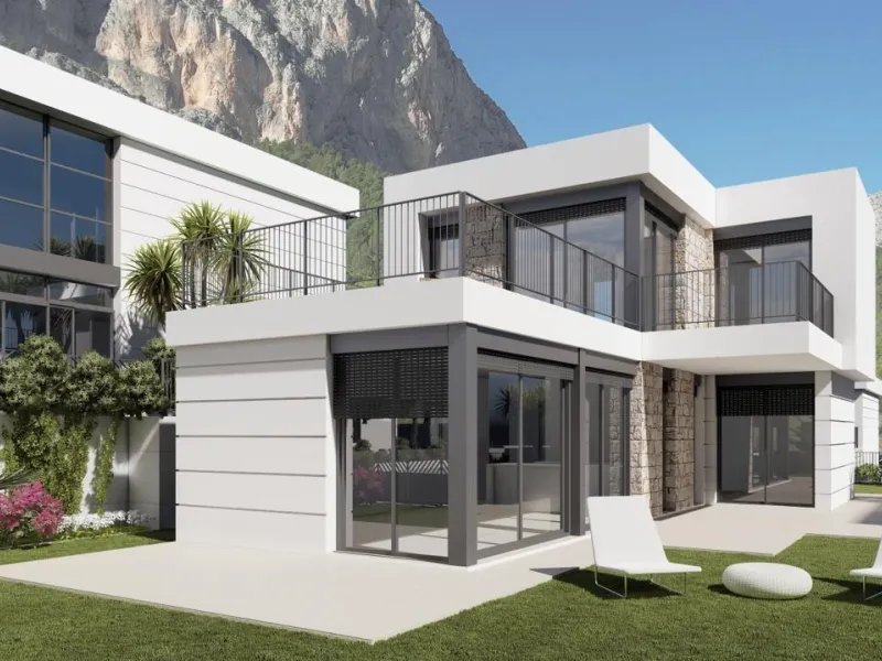 ☀️ Villas de obra nueva entre las montañas de Polop