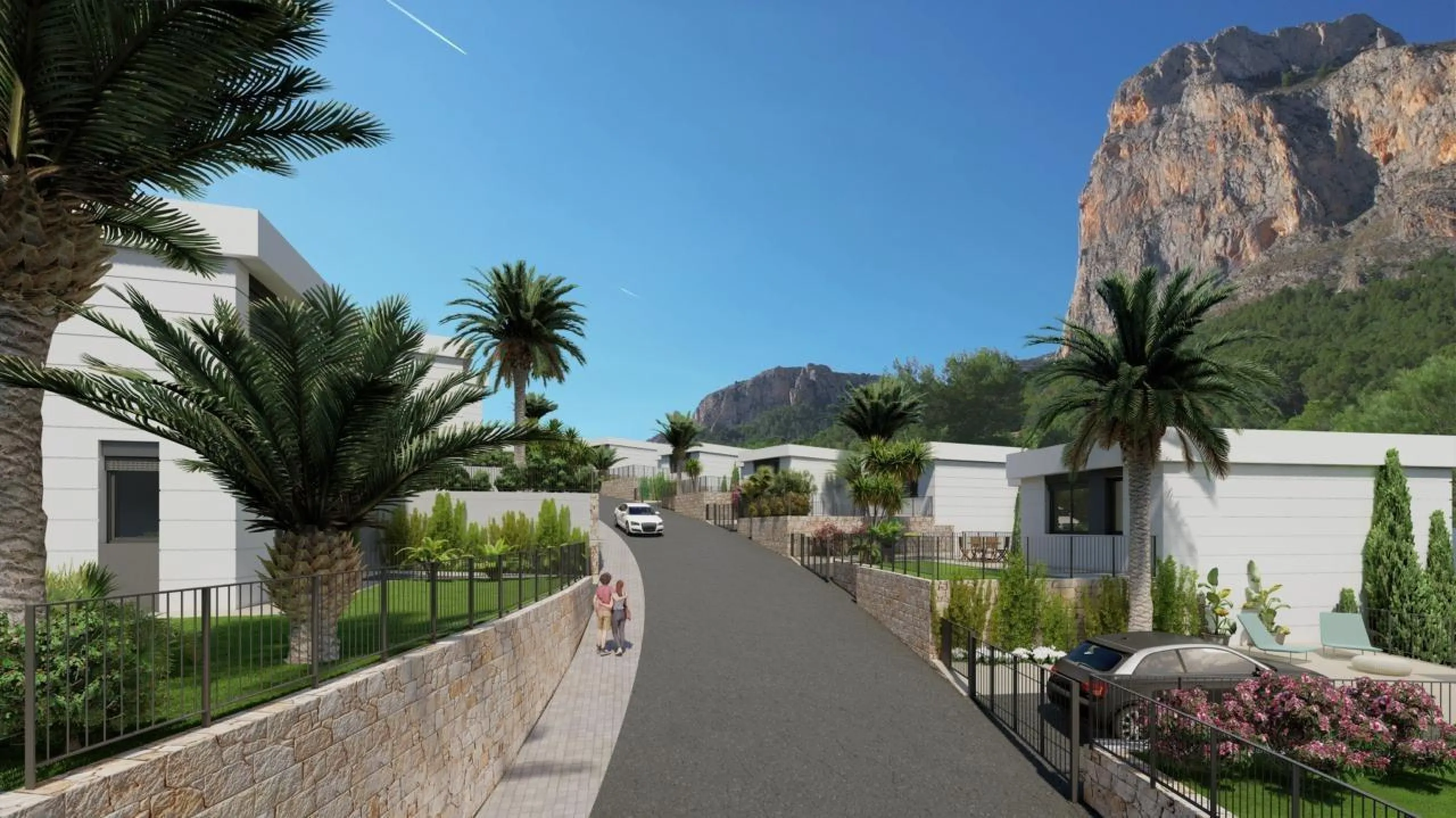 ☀️ Villas de obra nueva entre las montañas de Polop