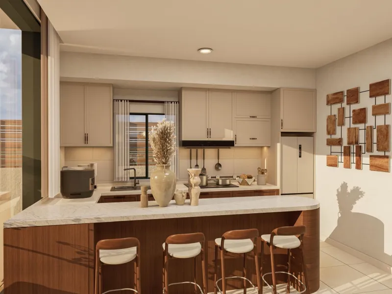 VILLA DE LUJO EN (LA PINILLA) MURCIA. PISCINA. 2 DORM. 2 BAÑOS. PARCELA 150 M2. SOLARIUM 44 M2.