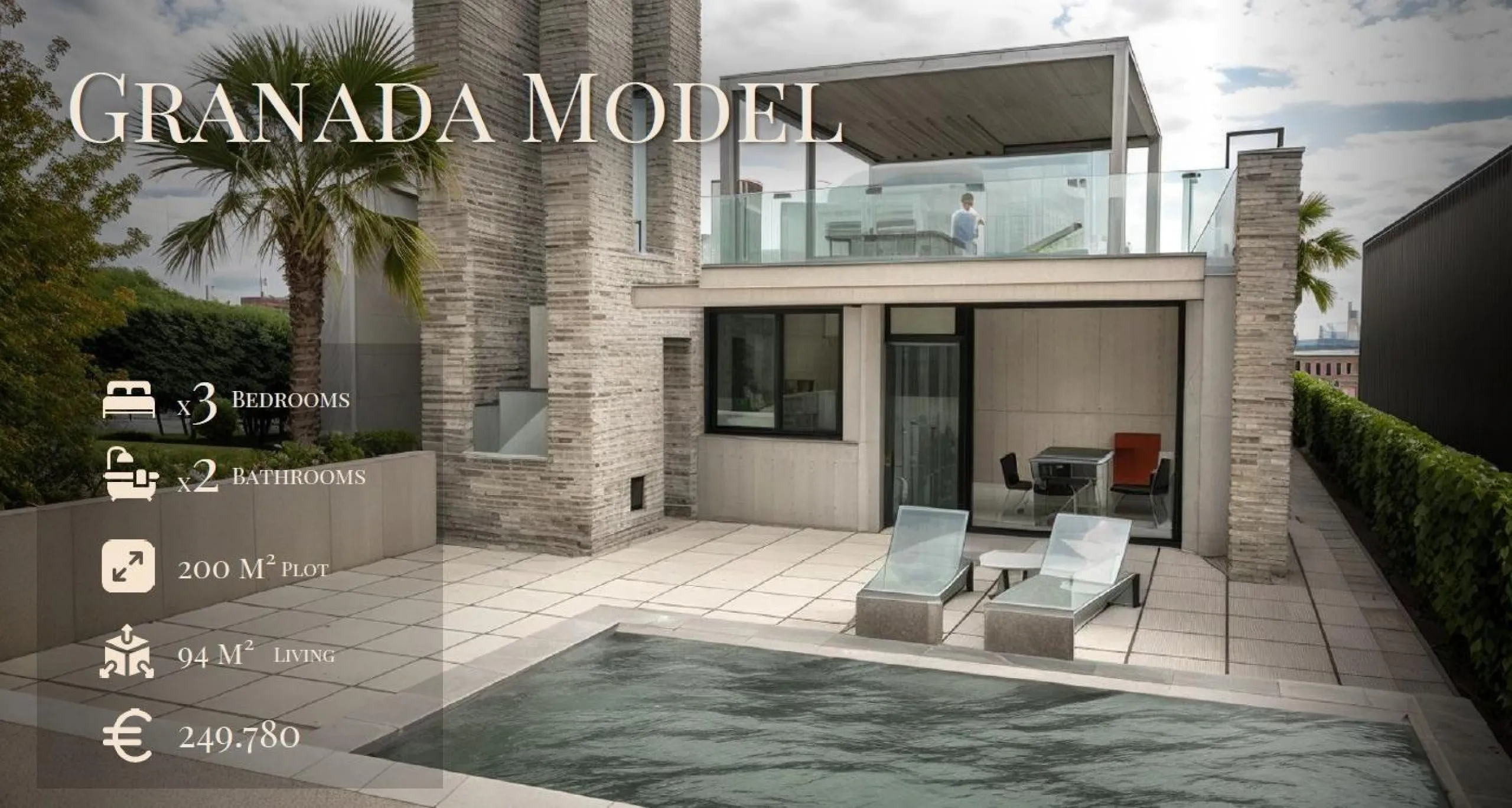VILLA DE LUJO EN (LA PINILLA) MURCIA. PISCINA. 3 DORM. 2 BAÑOS. PARCELA 200 M2. SOLARIUM 62 M2.