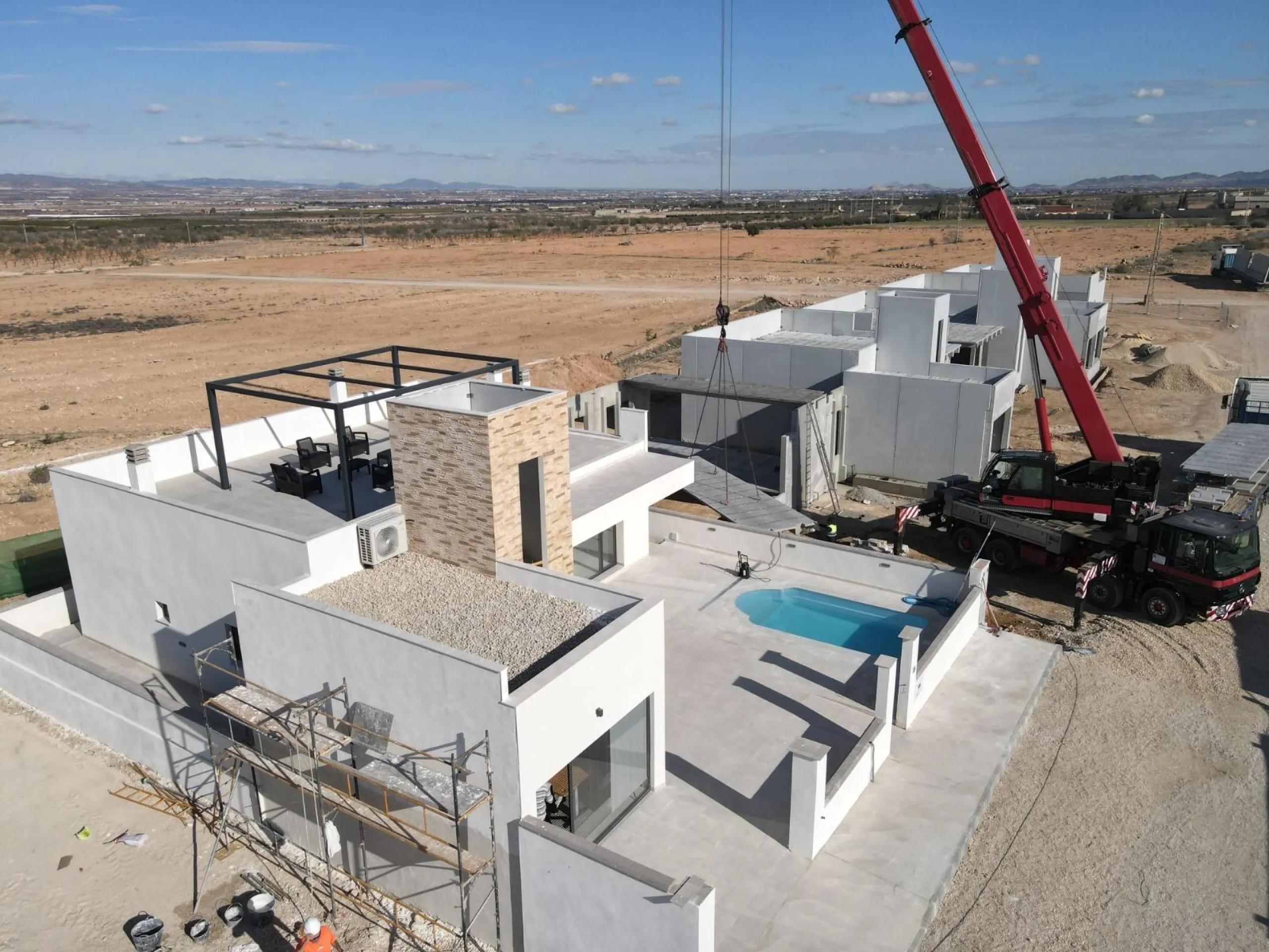 VILLA DE LUJO EN (LA PINILLA) MURCIA. PISCINA. 3 DORM. 2 BAÑOS. PARCELA 200 M2. SOLARIUM 62 M2.