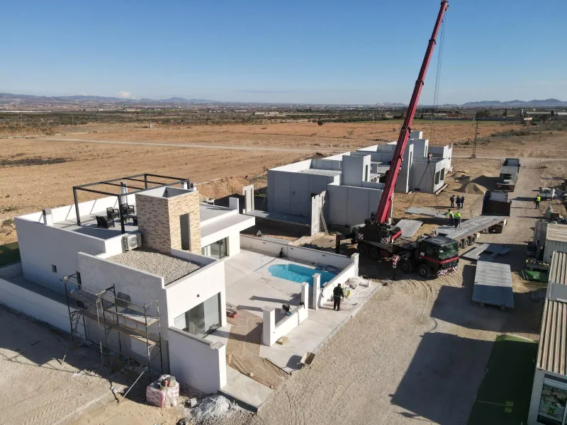 VILLA DE LUJO EN (LA PINILLA) MURCIA. PISCINA. 3 DORM. 2 BAÑOS. PARCELA 200 M2. SOLARIUM 62 M2.