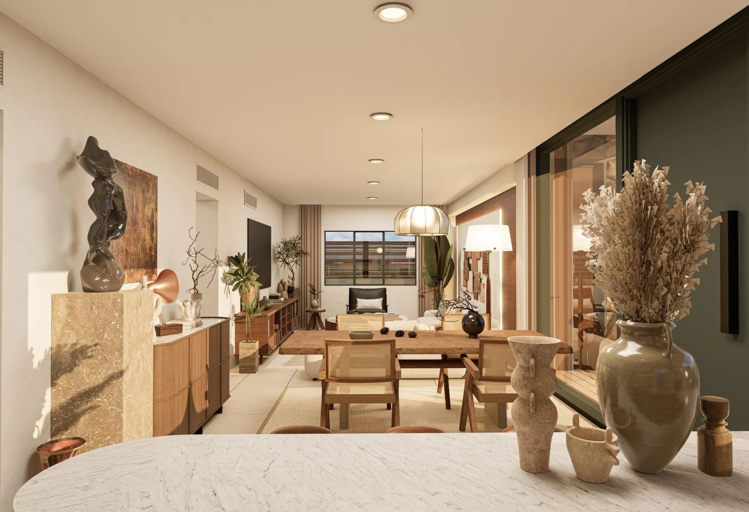 VILLA DE LUJO EN (LA PINILLA) MURCIA. PISCINA. 3 DORM. 4 BAÑOS. PARCELA 300 M2. SOLARIUM 100 M2.