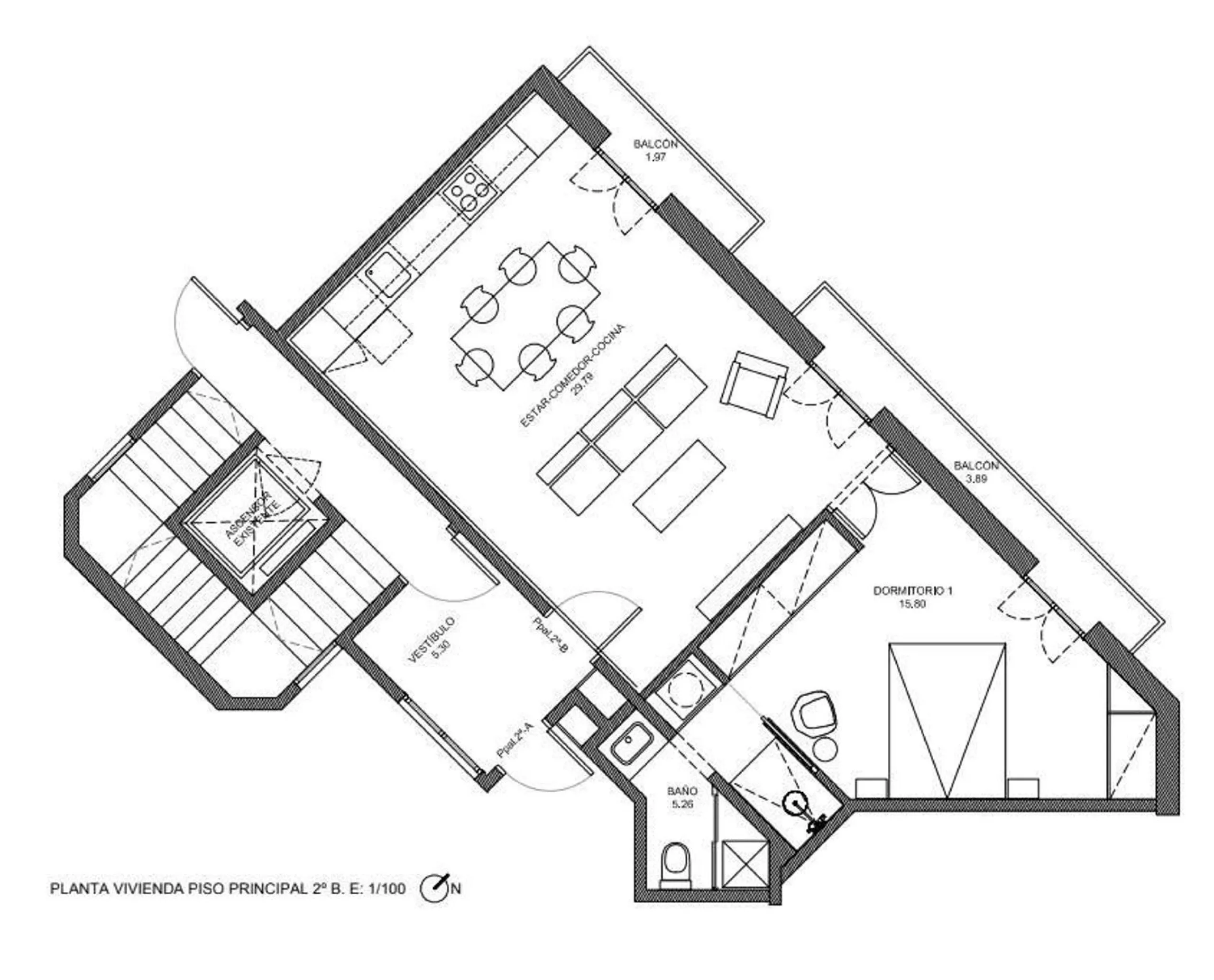 Renovated Apartment with Balconies in Eixample Esquerra, Barcelona