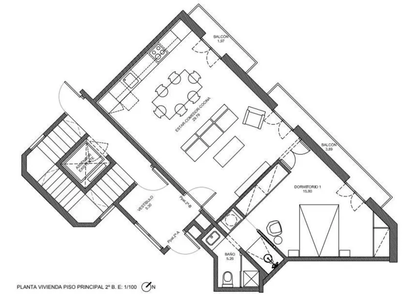 Renovated Apartment with Balconies in Eixample Esquerra, Barcelona