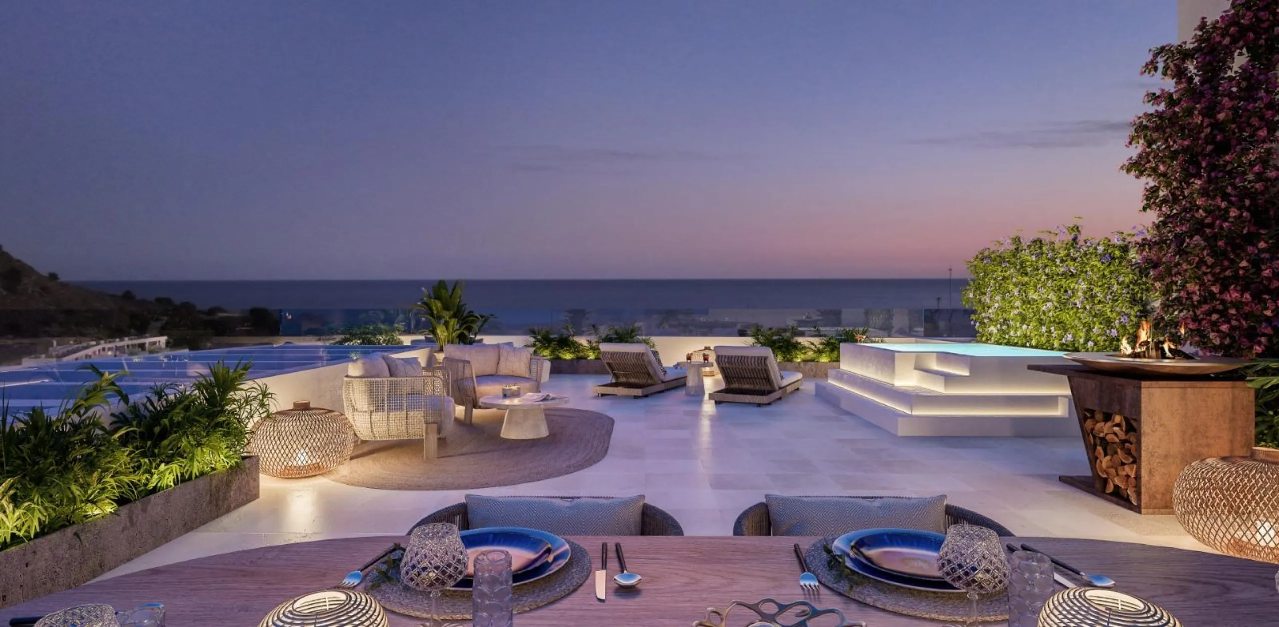 Luxury residential complex with sea views 🌴
