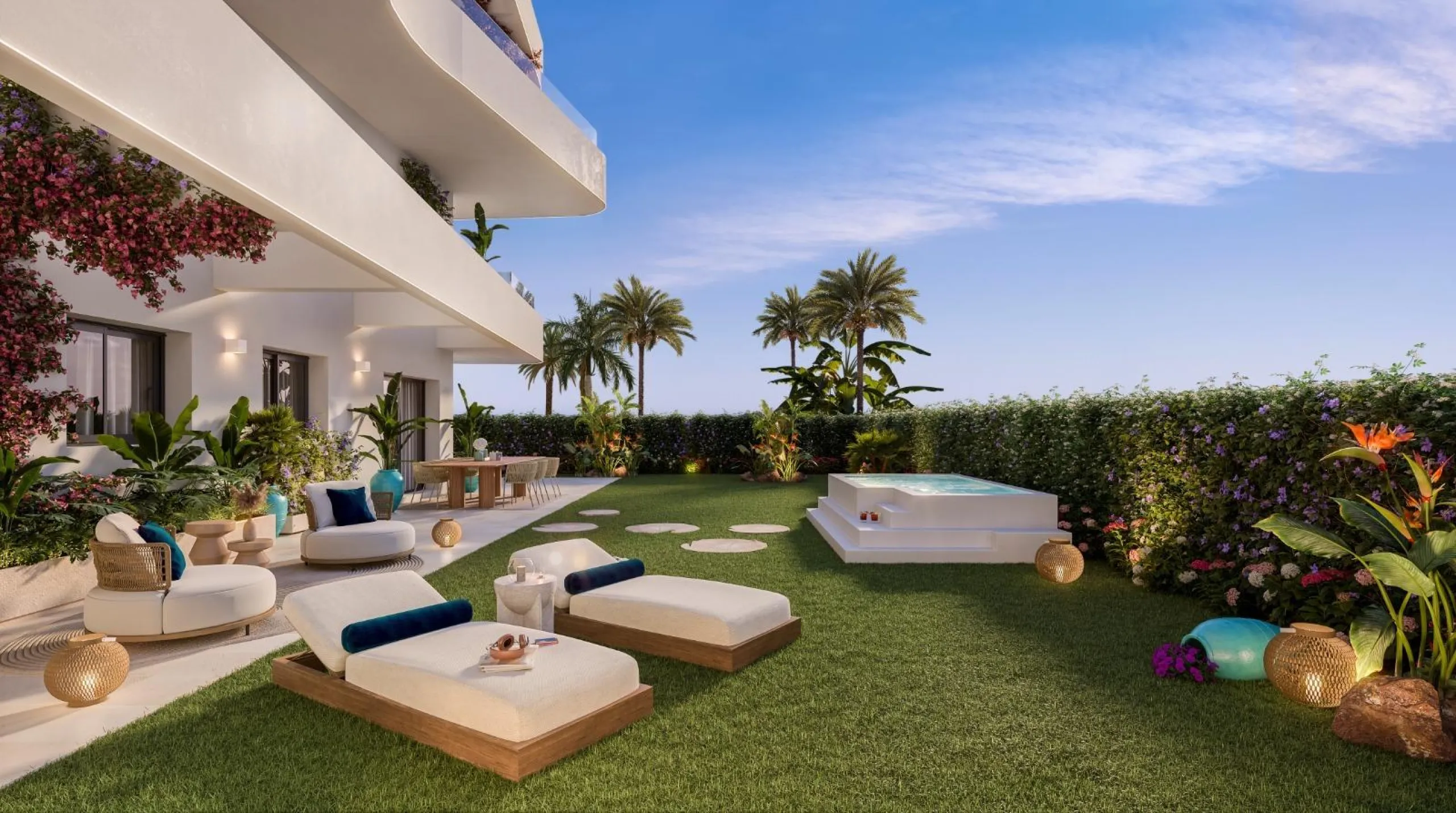 Luxury residential complex with sea views 🌴