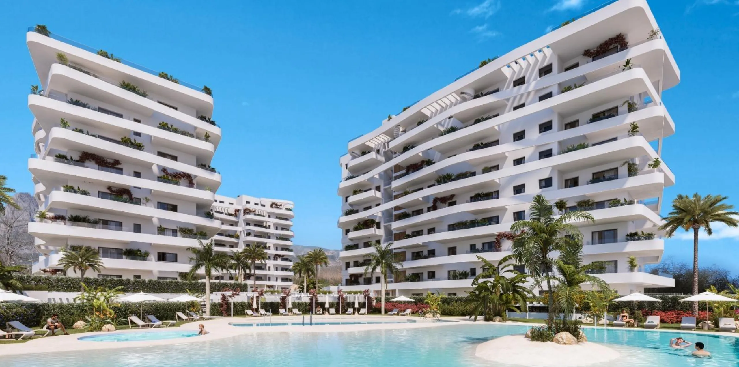 Luxury residential complex with sea views 🌴