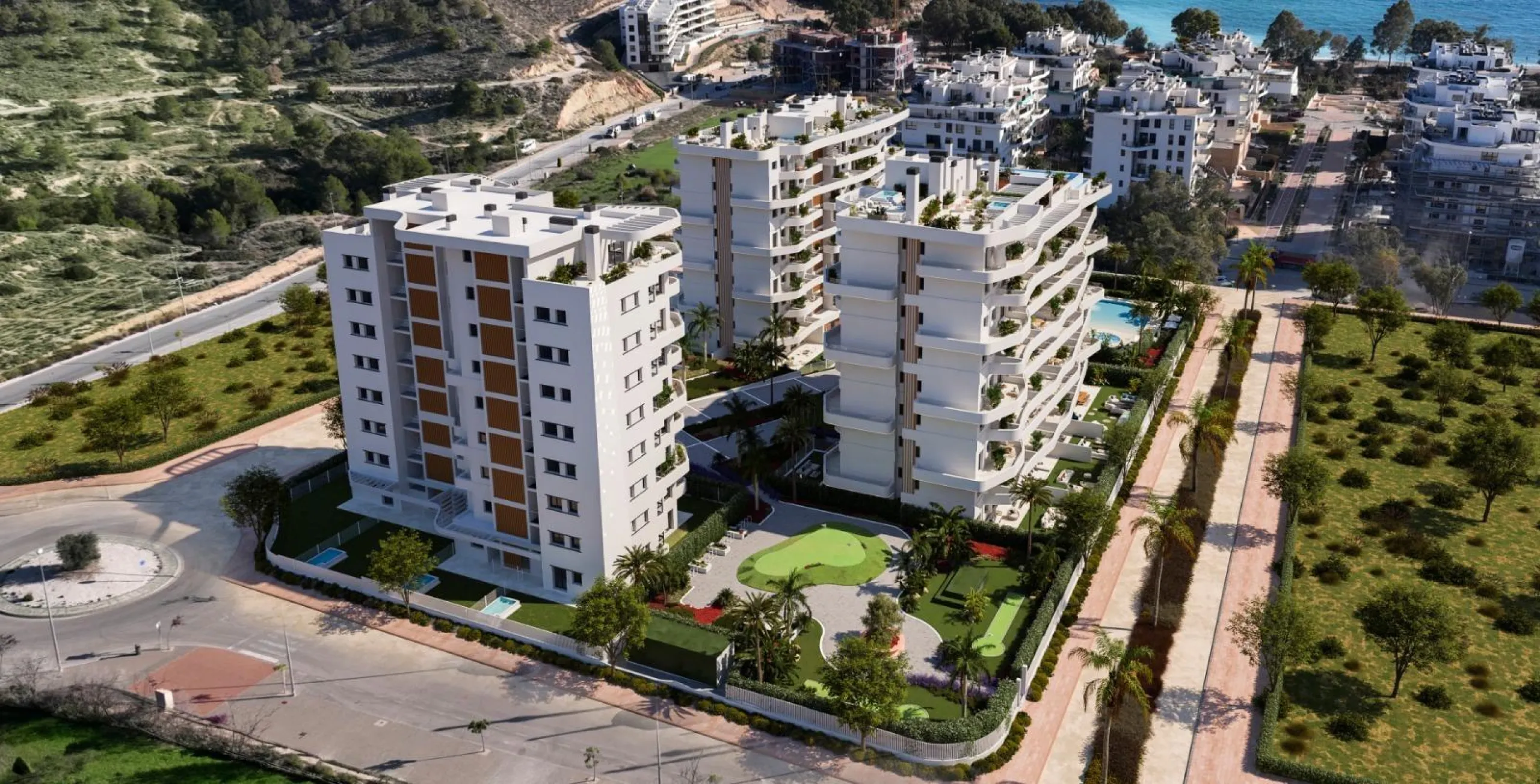Luxury residential complex with sea views 🌴