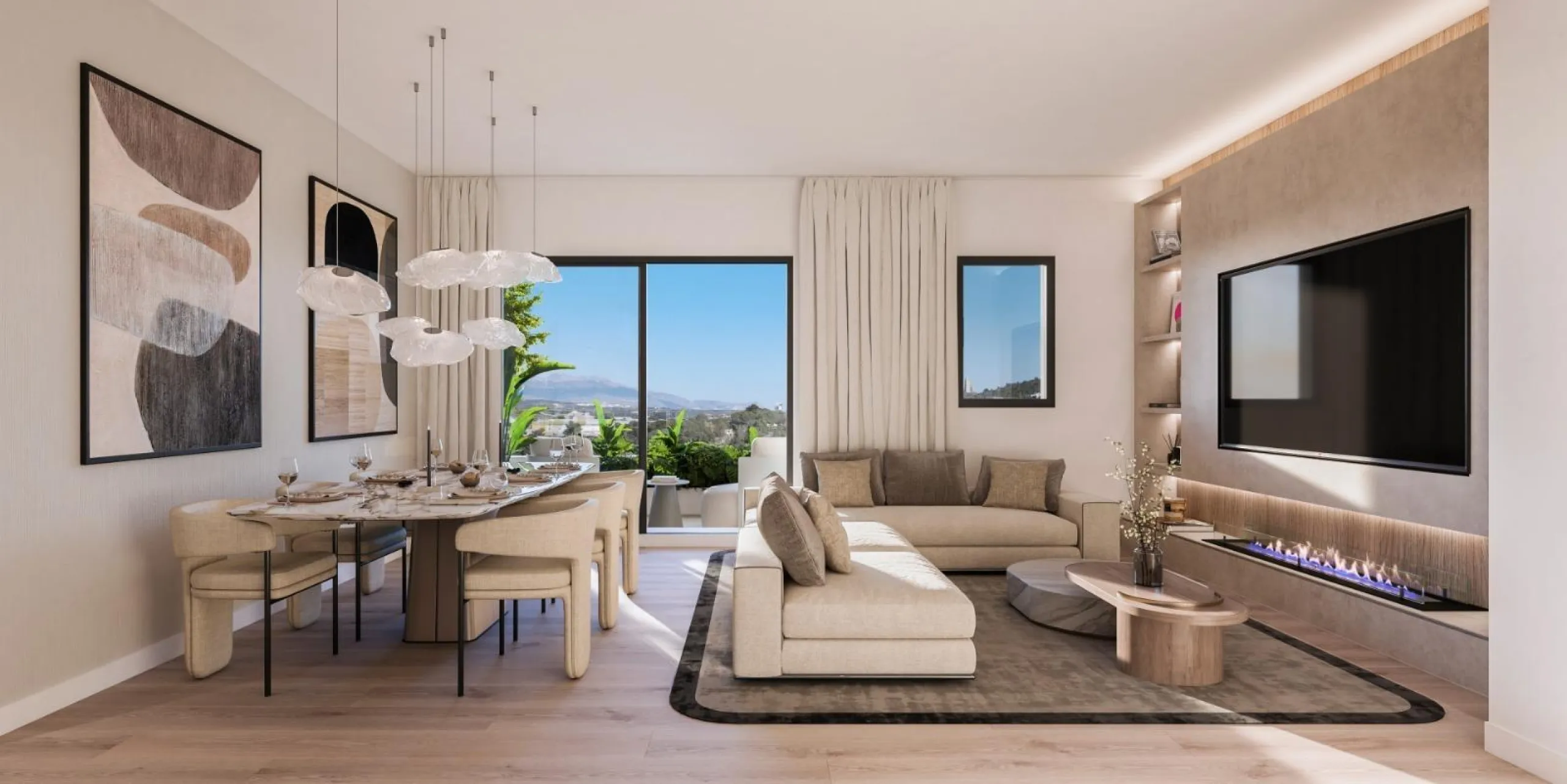 Luxury residential complex with sea views 🌴