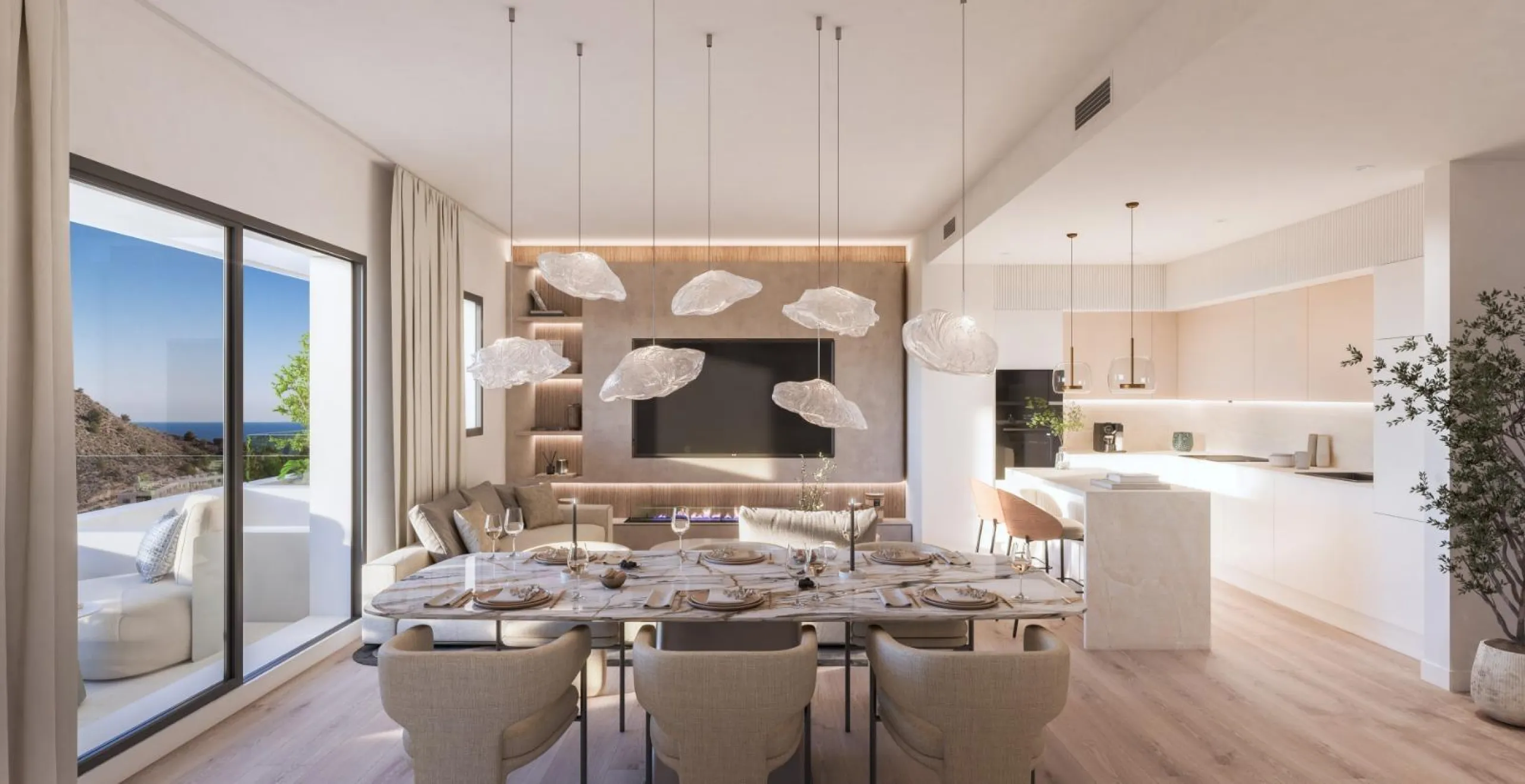 Luxury residential complex with sea views 🌴