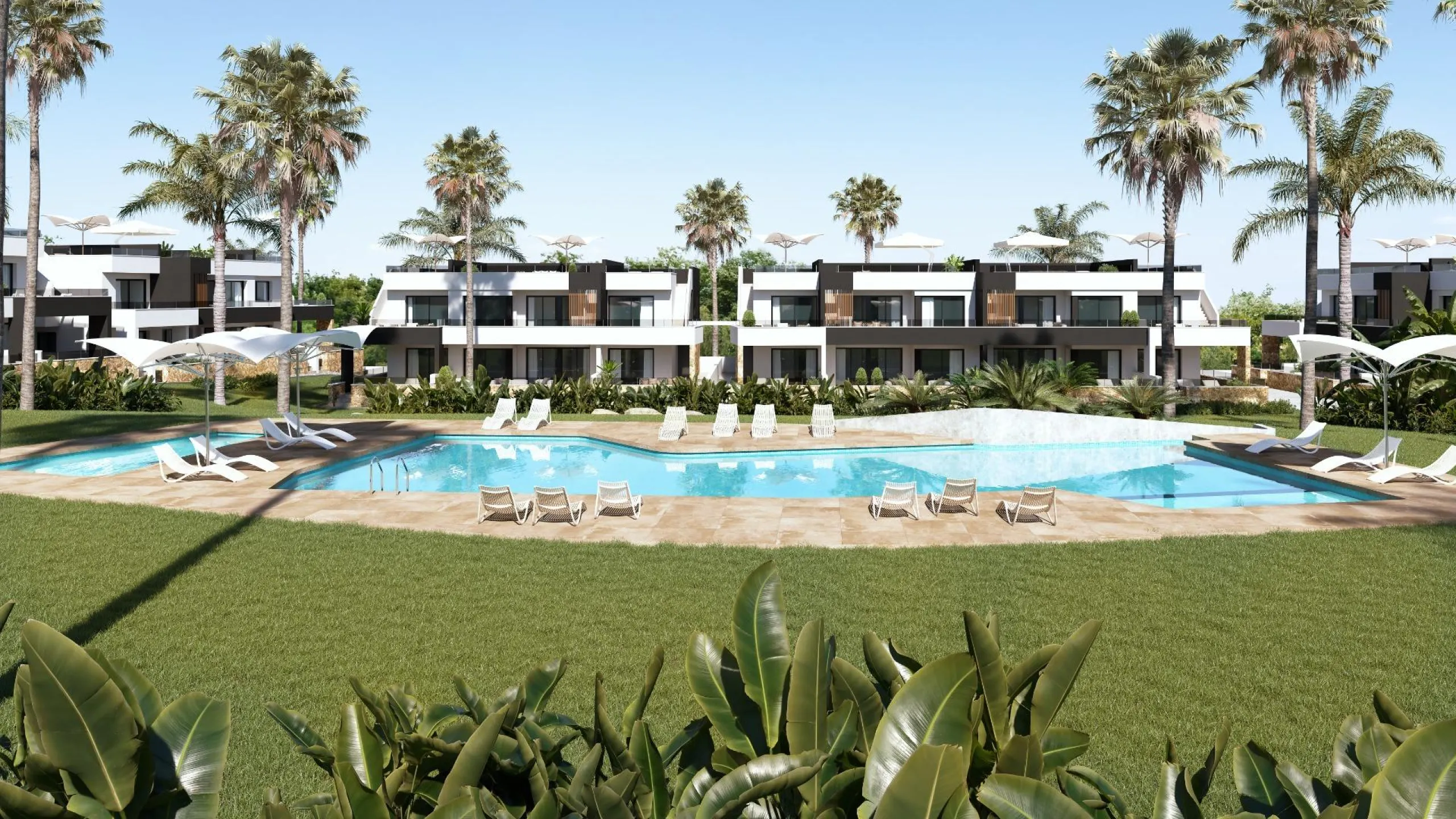 OBRA NUENA! BUNGALOWS PLANTA ALTA Y PLANTA BAJA. 2 DORM. 2 BAÑOS. GARAJE+TRASTERO. PISCINA.AMUEBLADO