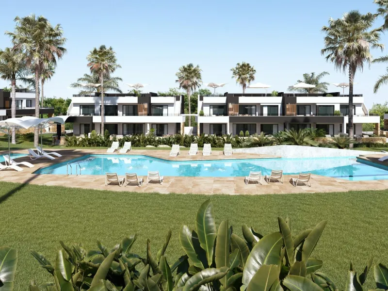 OBRA NUENA! BUNGALOWS PLANTA ALTA Y PLANTA BAJA. 2 DORM. 2 BAÑOS. GARAJE+TRASTERO. PISCINA.AMUEBLADO