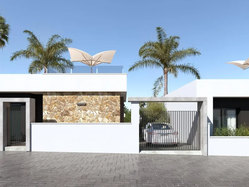 VILLAS "JULIET" OBRA NUEVA. 3 DORM. 2 BAÑOS. PISCINA PRIVADA. PARCELA 263 M2.