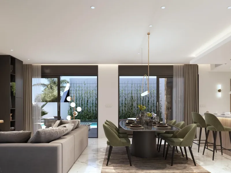 VILLAS "JULIET" OBRA NUEVA. 3 DORM. 2 BAÑOS. PISCINA PRIVADA. PARCELA 263 M2.