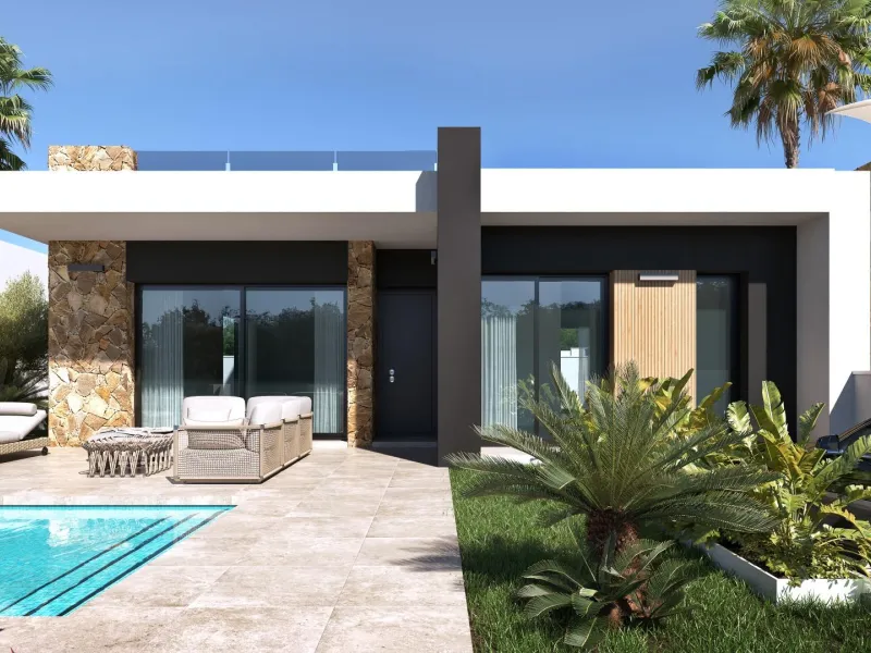 VILLAS "NOVA" OBRA NUEVA. 3 DORM. 2 BAÑOS. PARCELA 263 M2. PISCINA PRIVADA. PARKING.