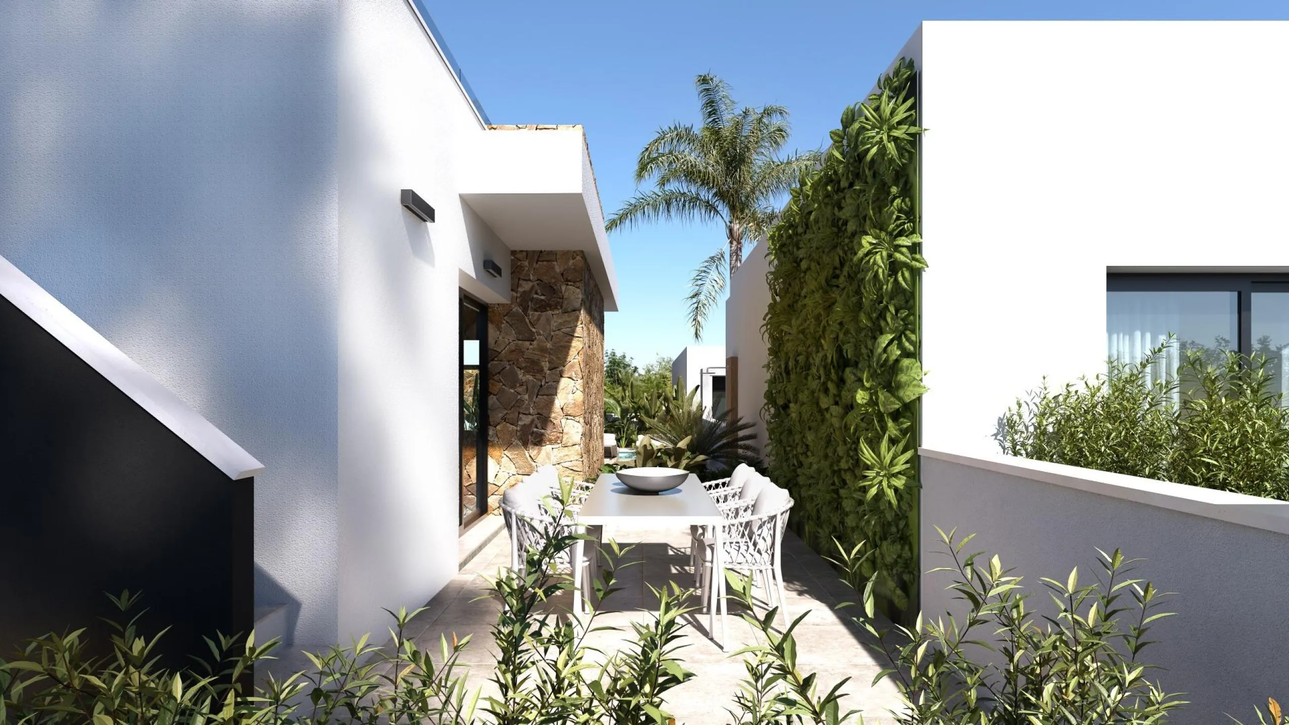VILLAS "NOVA" OBRA NUEVA. 3 DORM. 2 BAÑOS. PARCELA 263 M2. PISCINA PRIVADA. PARKING.