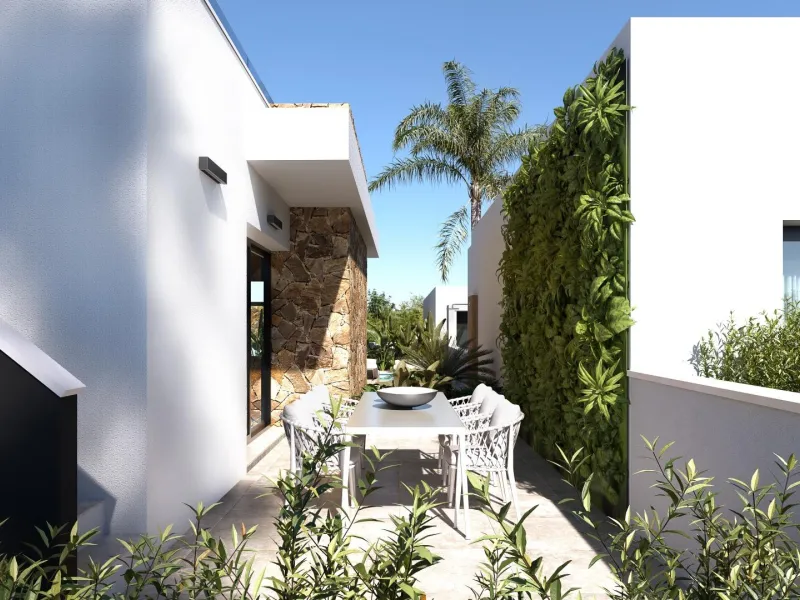 VILLAS "NOVA" OBRA NUEVA. 3 DORM. 2 BAÑOS. PARCELA 263 M2. PISCINA PRIVADA. PARKING.