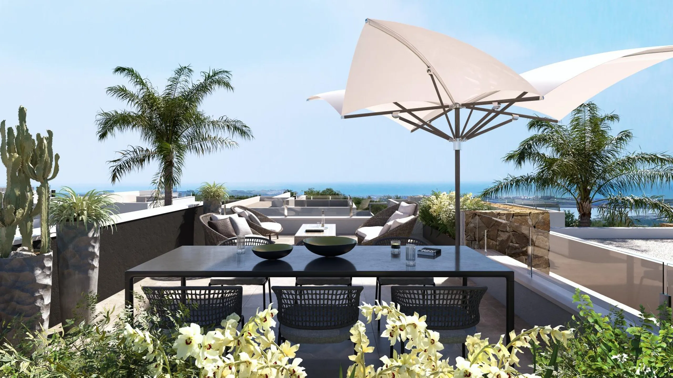 VILLAS "NOVA" OBRA NUEVA. 3 DORM. 2 BAÑOS. PARCELA 263 M2. PISCINA PRIVADA. PARKING.