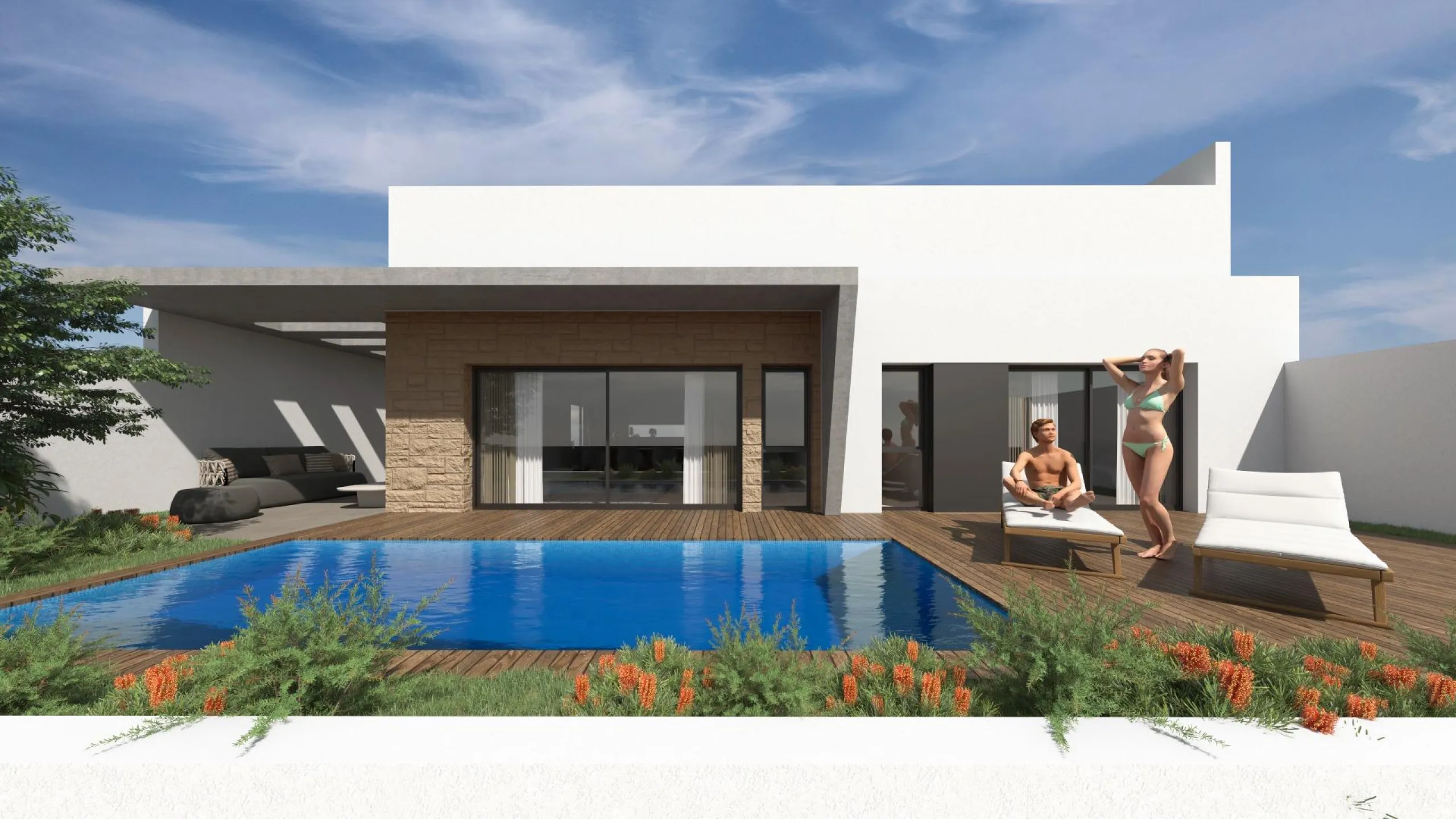 OBRA NUEVA! SECTOR 25 TORREVIEJA. VILLAS DE LUJO. 3 DORM. 2 BAÑOS. PISCINA PRIVADA.
