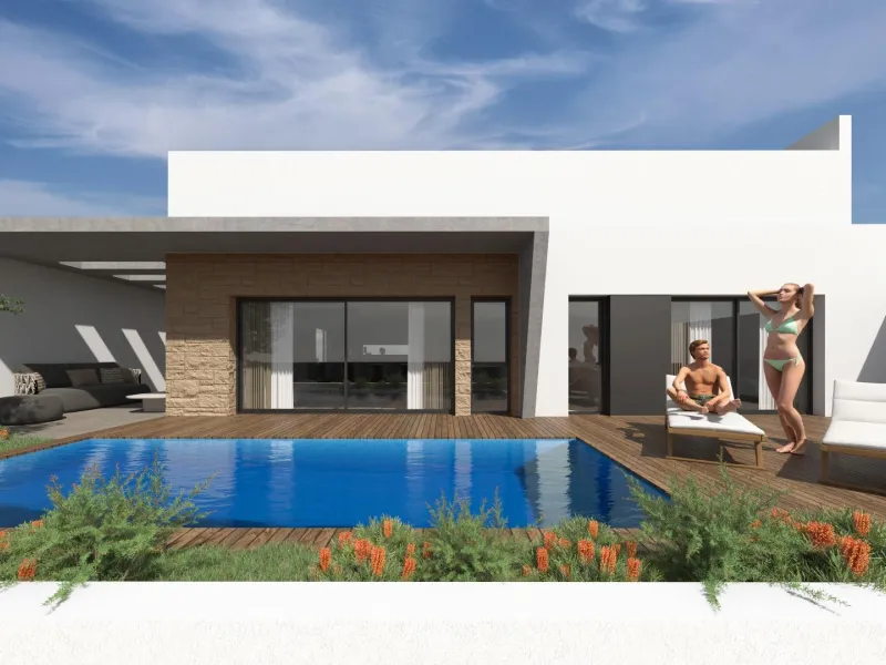 OBRA NUEVA! SECTOR 25 TORREVIEJA. VILLAS DE LUJO. 3 DORM. 2 BAÑOS. PISCINA PRIVADA.