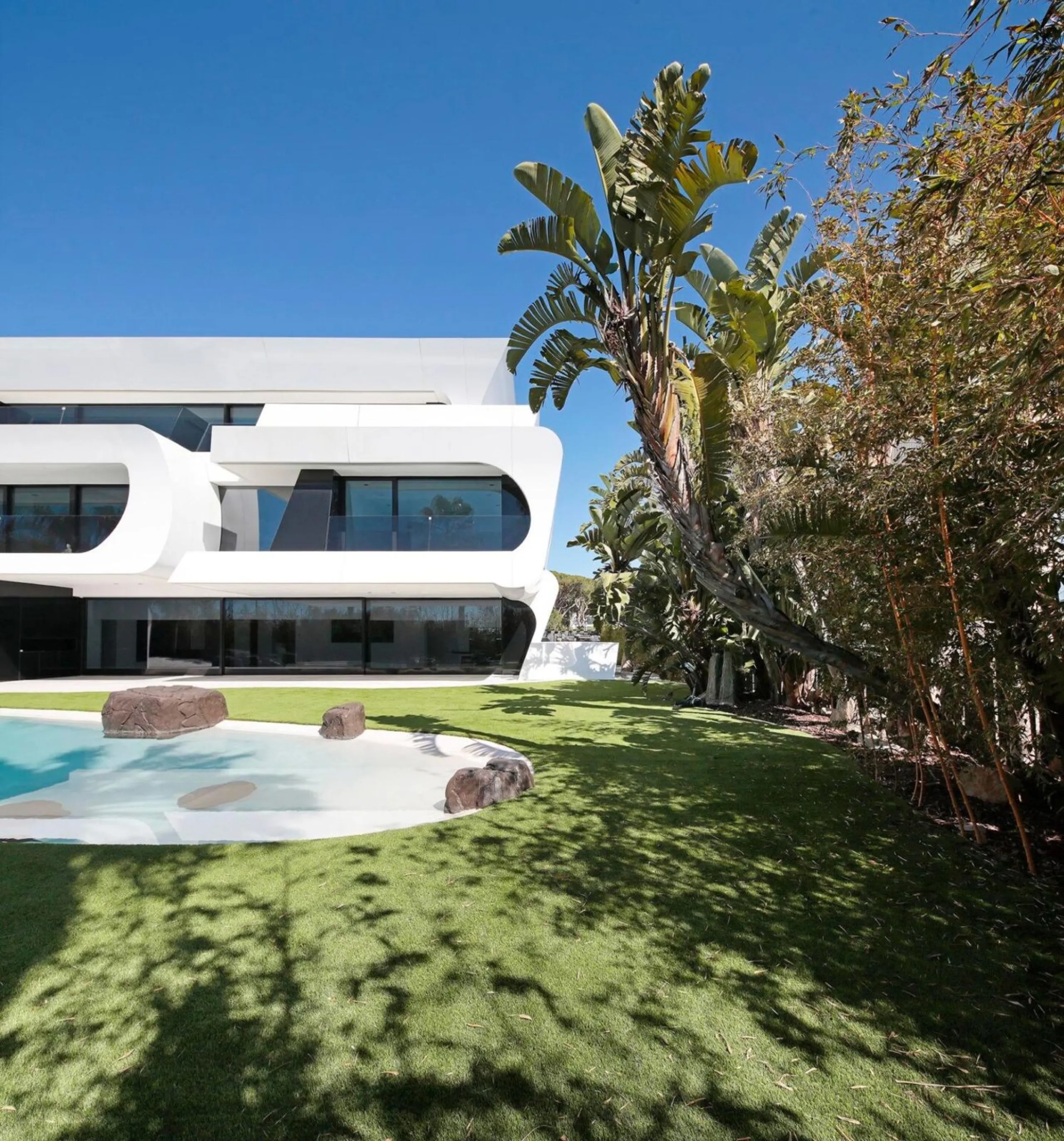Designer Villa with Spa, Indoor Pool and Sea Views in Gava Mar, Barcelona