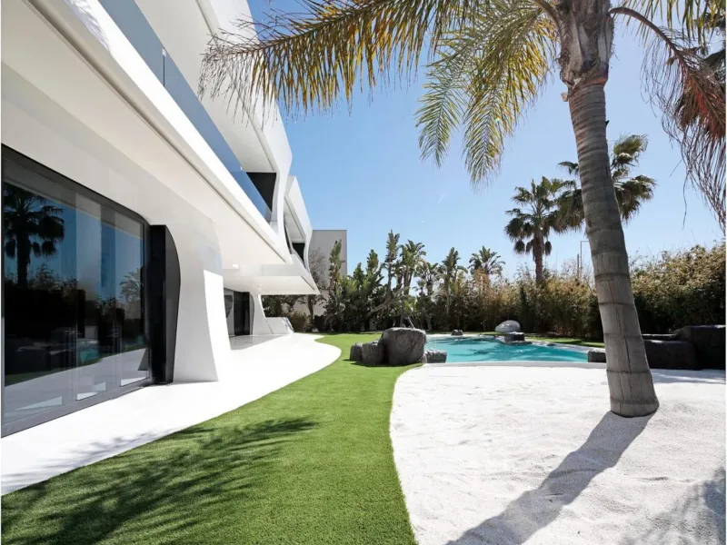 Designer Villa with Spa, Indoor Pool and Sea Views in Gava Mar, Barcelona