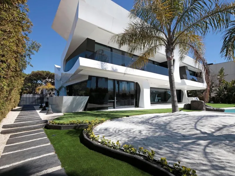 Designer Villa with Spa, Indoor Pool and Sea Views in Gava Mar, Barcelona