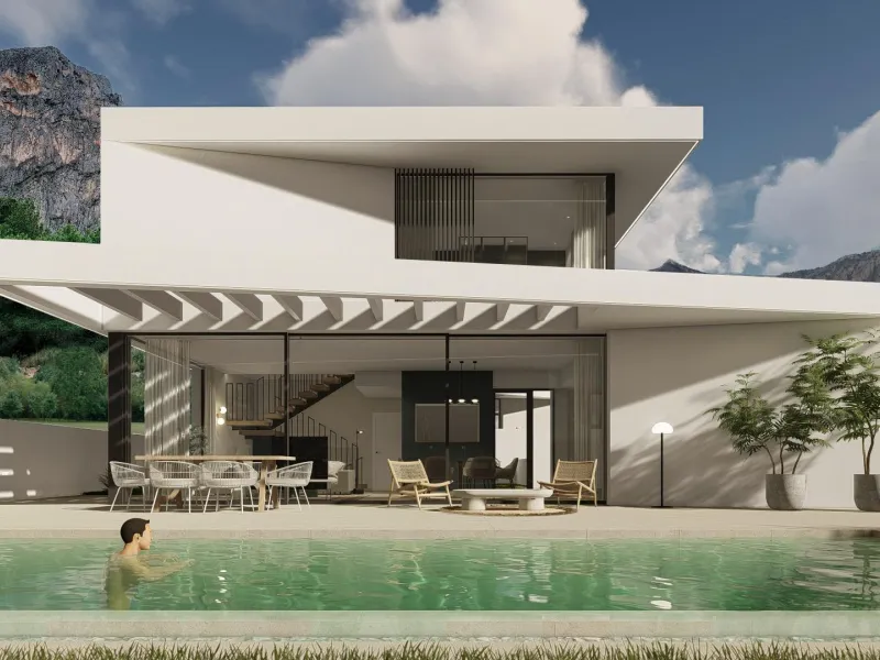 Exquisita Villa de Lujo en Polop - Elegancia y Comodidad a Pocos Pasos del Mar