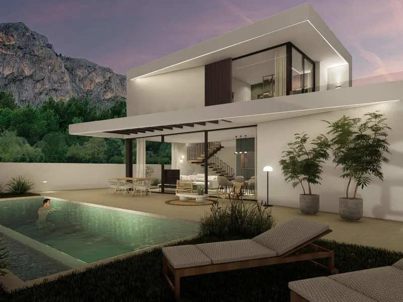 Exquisita Villa de Lujo en Polop - Elegancia y Comodidad a Pocos Pasos del Mar