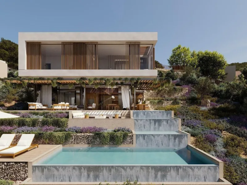New-Build Detached Villa with Sea Views in Tamariu, Costa Brava
