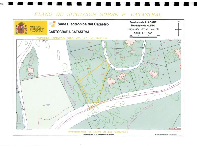 ÚLTIMA PARCELA EN EXCLUSIVA URBANIZACIÓN GALERA DE LAS PALMERAS