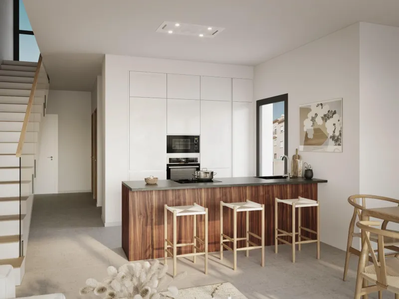 CHALET ADOSADO EN AGUAS NUEVAS CON PISCINA PRIVADA. 3 DORM. 3 BAÑOS. 115 M2.