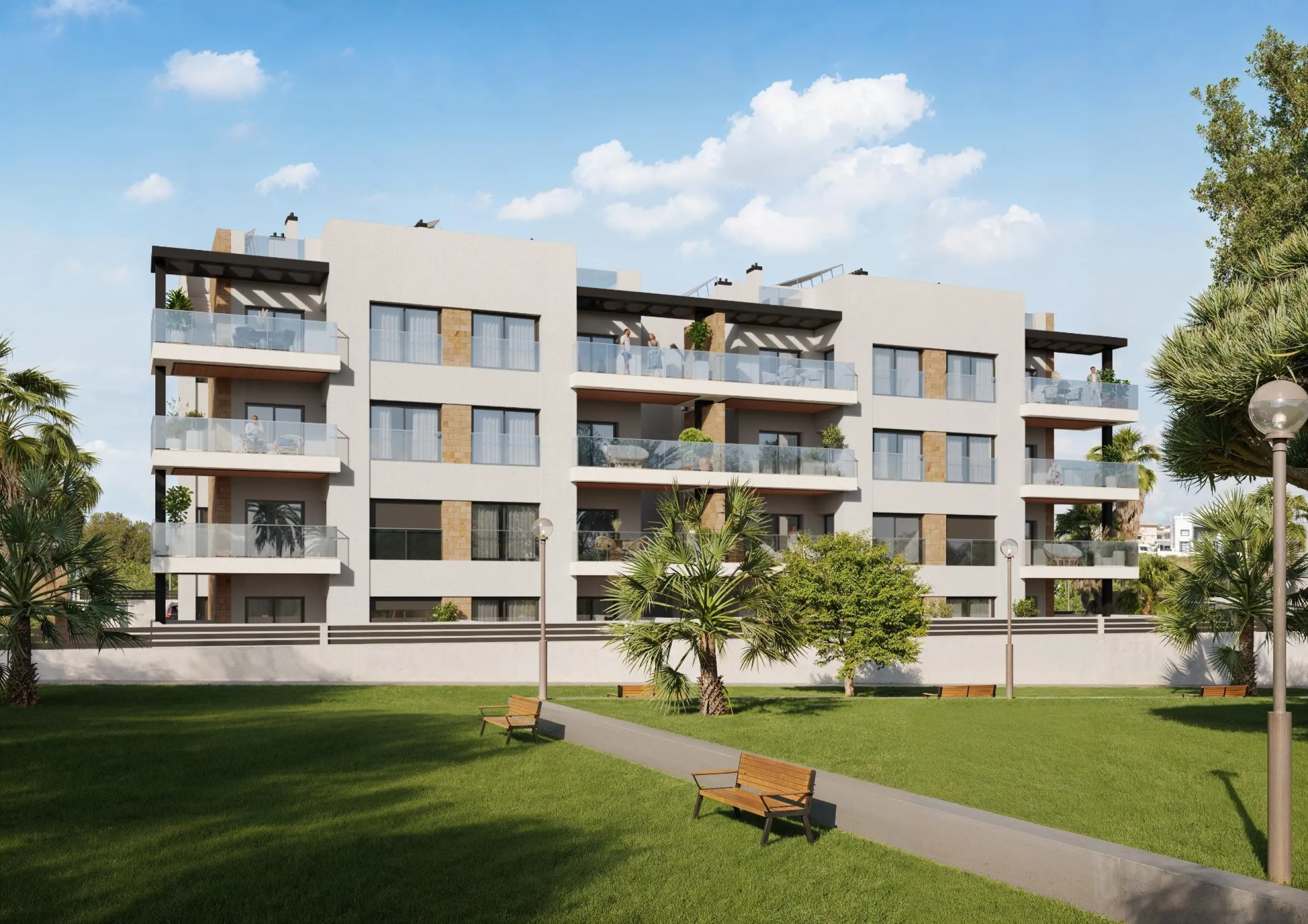 CHALET ADOSADO EN AGUAS NUEVAS CON PISCINA PRIVADA. 3 DORM. 3 BAÑOS. 115 M2.