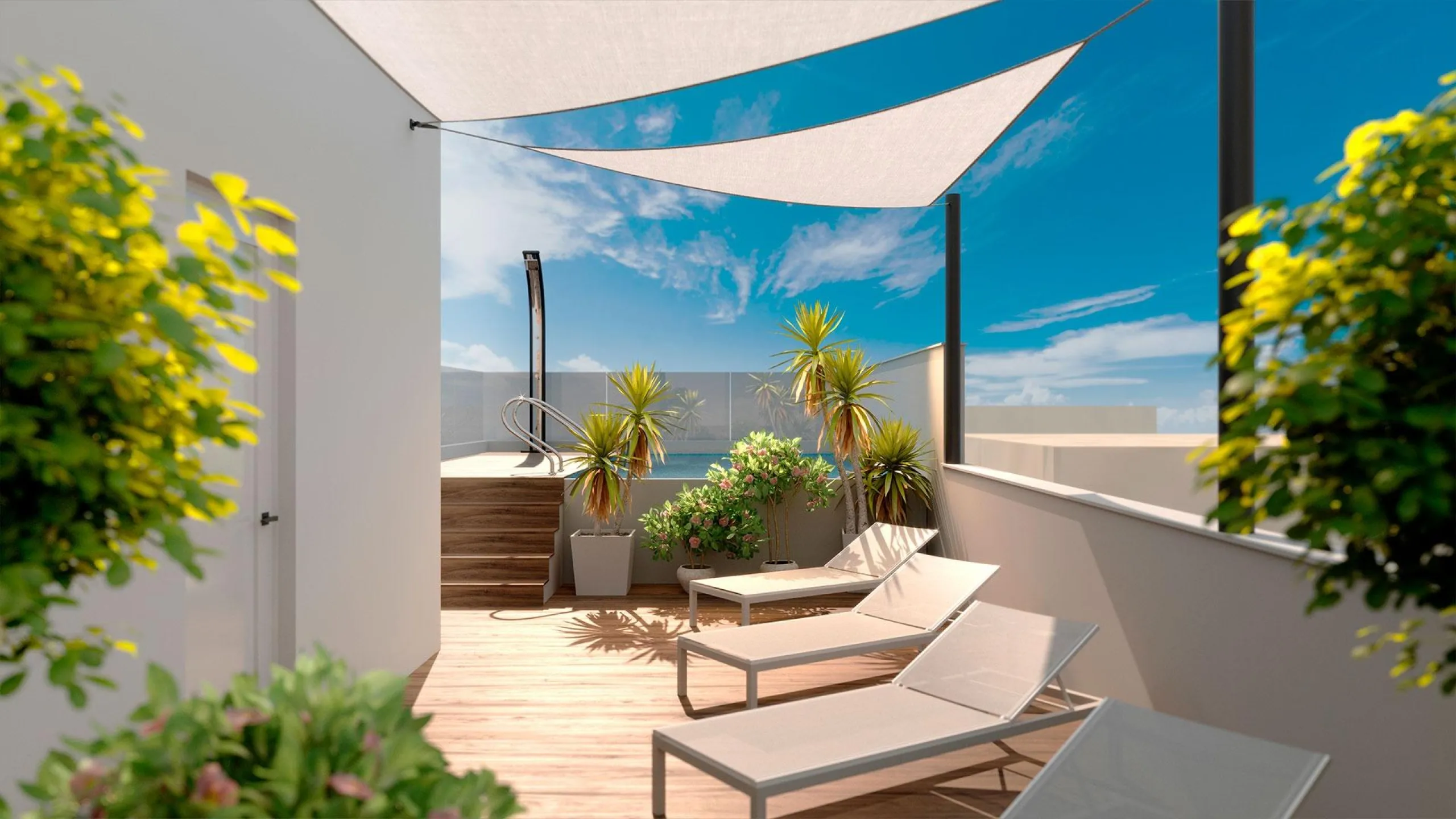 OBRA NUEVA EN PLAYA DE ACEQUION. 2 DORM. 2 BAÑOS. PISCINA COMUNITARIA. BARBACOA Y ZONA CHILL-OUT.