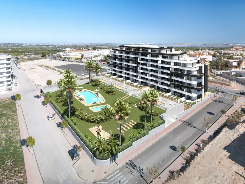 OBRA NUEVA EN SAN MIGUEL DE SALINAS. 2 DORM. 2 BAÑOS. GARAJE+TRASTERO INCLUIDO. PISCINA COMUNITARIA.