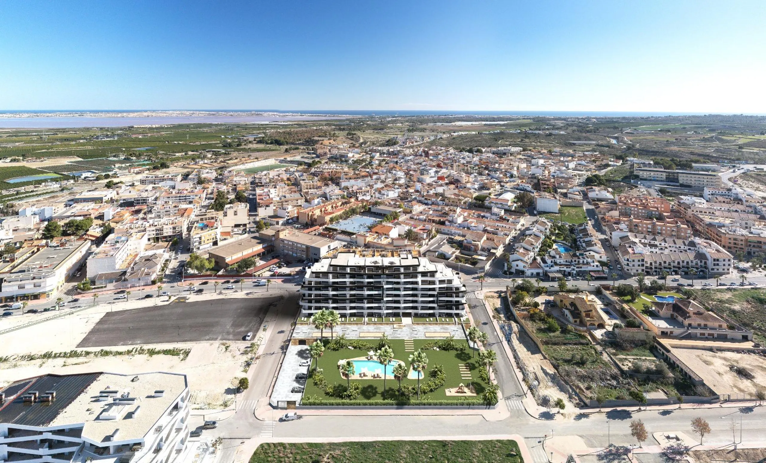 OBRA NUEVA EN SAN MIGUEL DE SALINAS. 2 DORM. 2 BAÑOS. GARAJE+TRASTERO INCLUIDO. PISCINA COMUNITARIA.