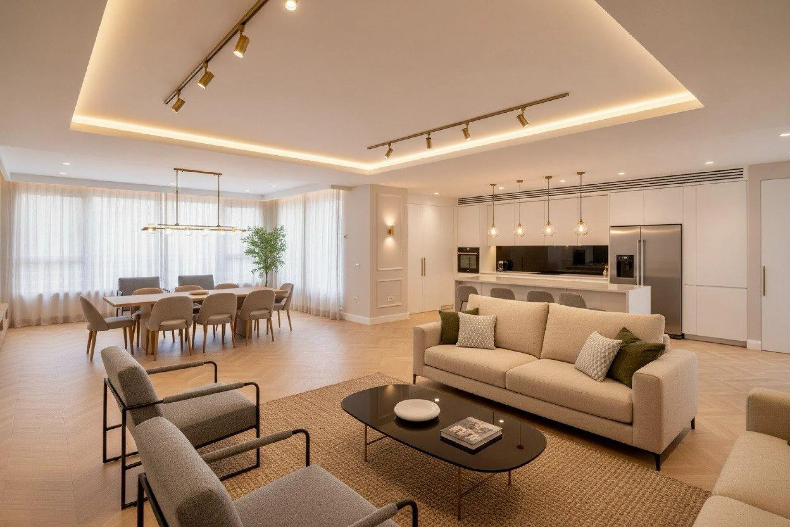 Luxury Residence with 360° Views and Three Parking Spaces in Castellana, Madrid