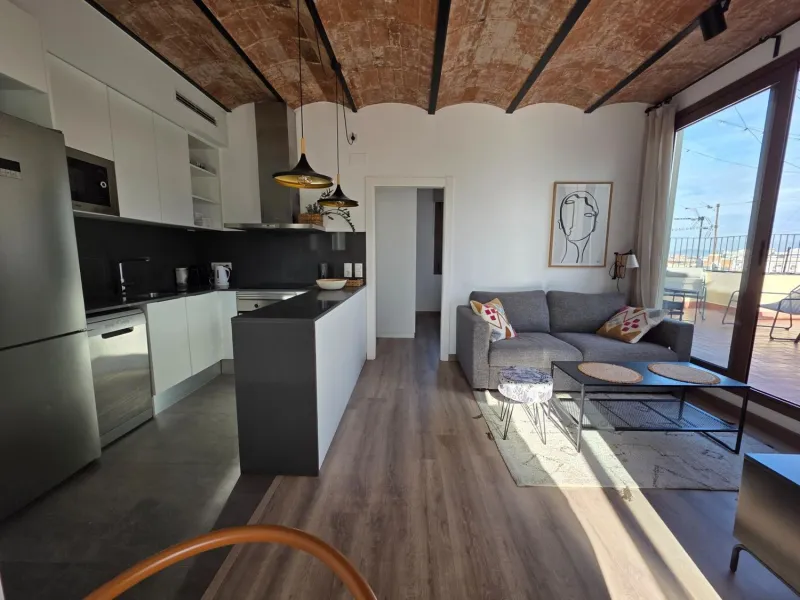 Encantador ático con terrazas en el corazón de Barcelona