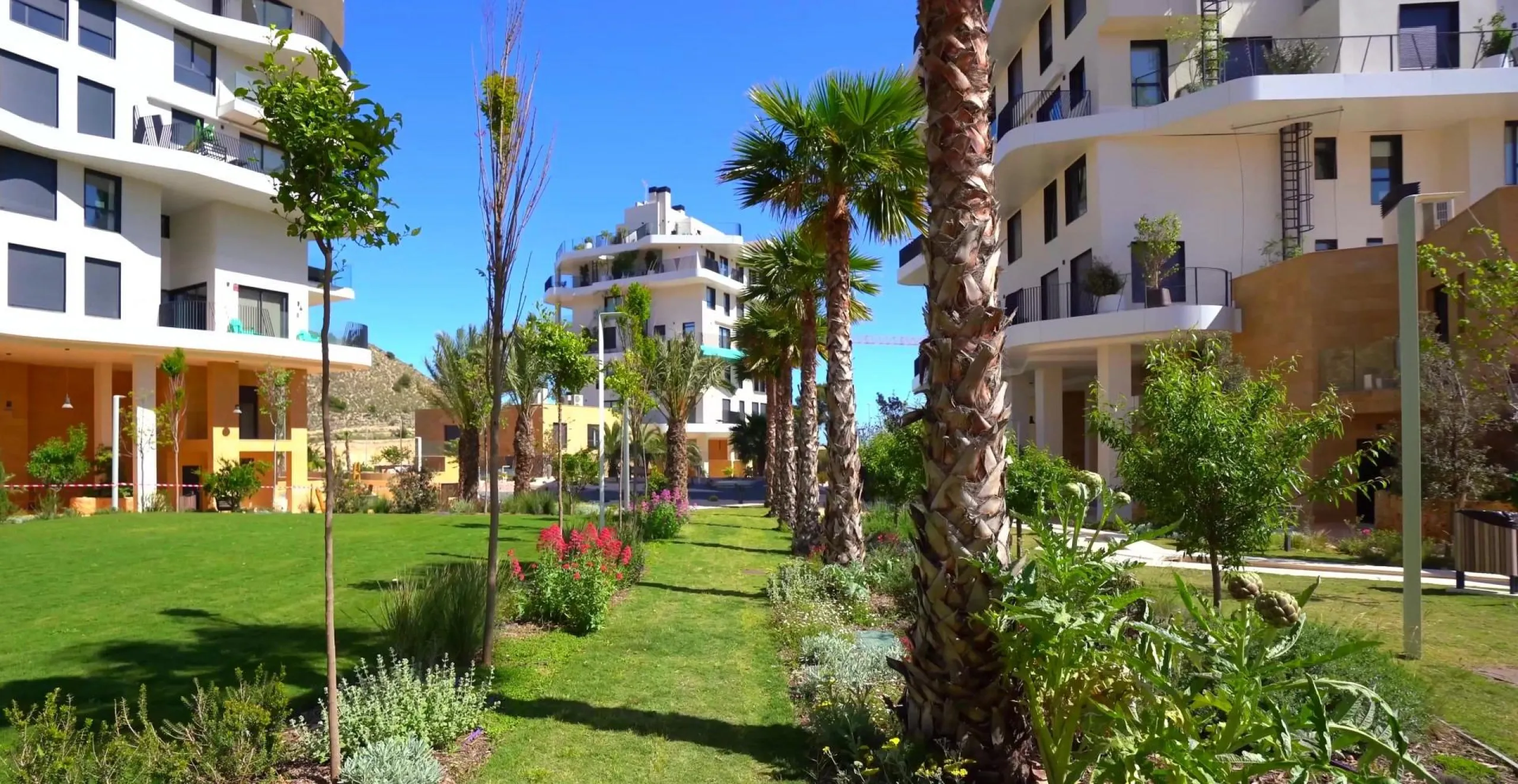 Modernos apartamentos nuevos en la orilla del mar Mediterráneo 🏖️