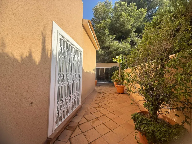 Exclusive house with 5 bedrooms and 3 bathrooms. It has a summer kitchen and private pool. 1 km from the sea.