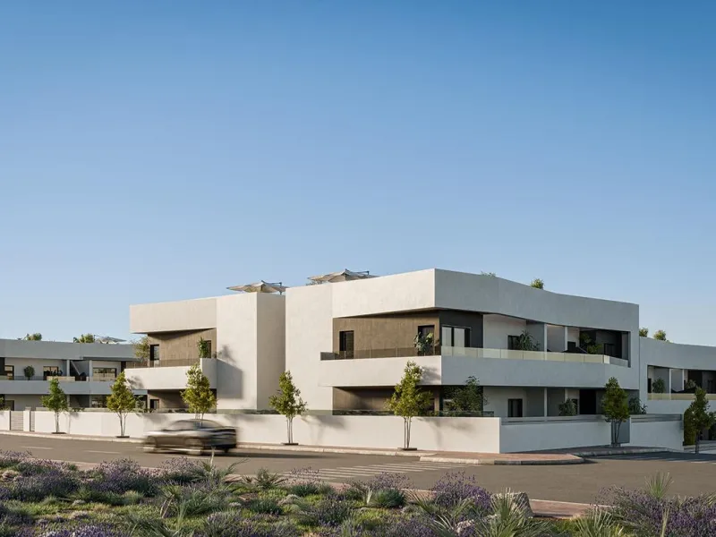 OBRA NUEVA BUNGALOWS PLANTA BAJA Y PLANTA ALTA! EN SAN MIGUEL DE SALINAS. 2 DORM. 2 BAÑOS. JARDIN 33 M2. TOTAL 120 M2. PISCINA.