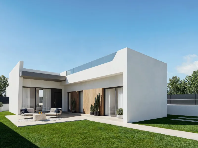 OBRA NUEVA VILLAS DE LUJO EN SAN MIGUEL DE SALINAS. 3 DORM. 2 BAÑOS. PISCINA PRIVADA.