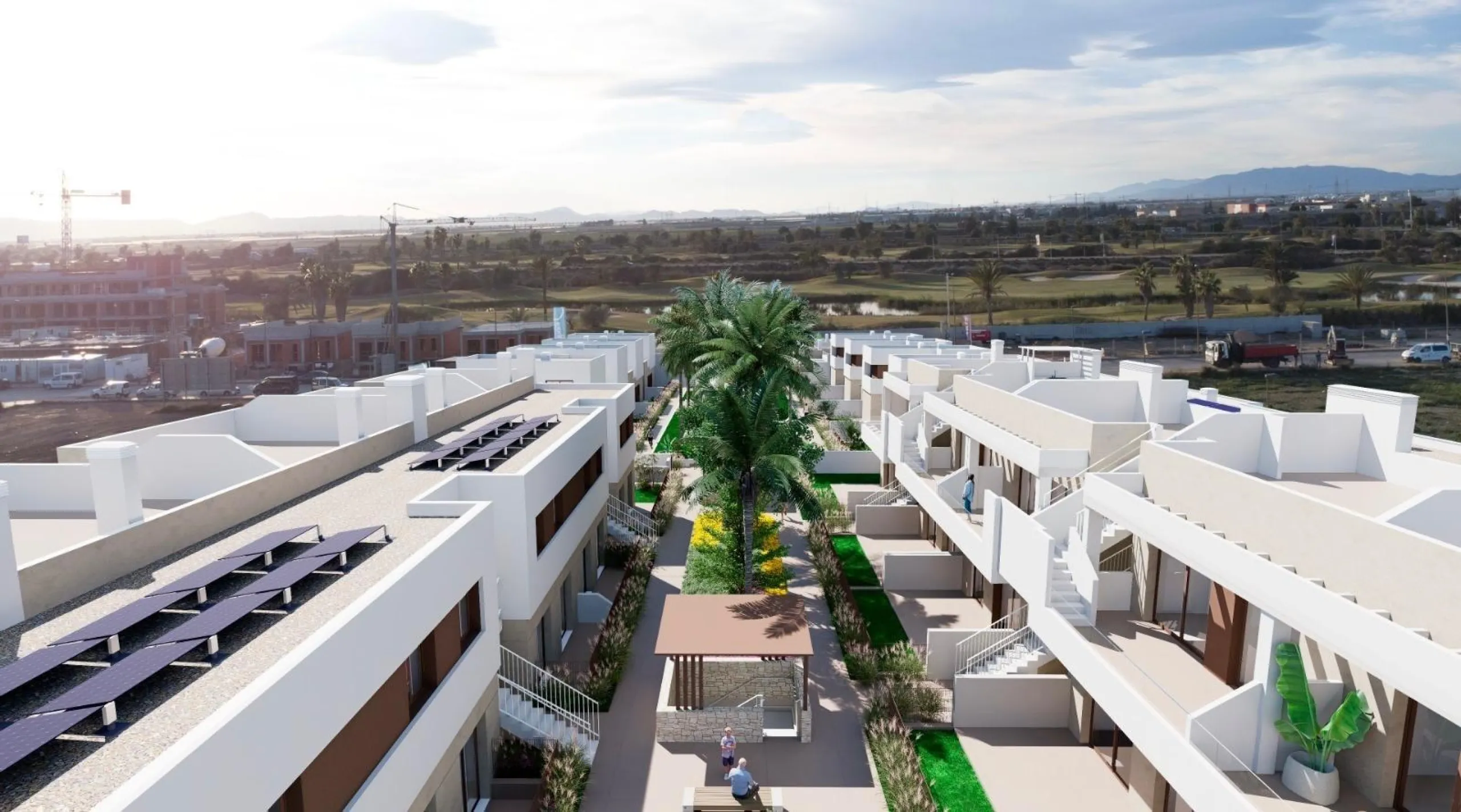 OBRA NUEVA! VILLAS EN LOS ALCAZARES CON PISCINA PRIVADA. 3 DORM. 2 BAÑOS.