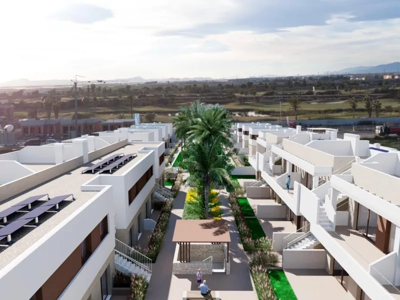 OBRA NUEVA! VILLAS EN LOS ALCAZARES CON PISCINA PRIVADA. 3 DORM. 2 BAÑOS.