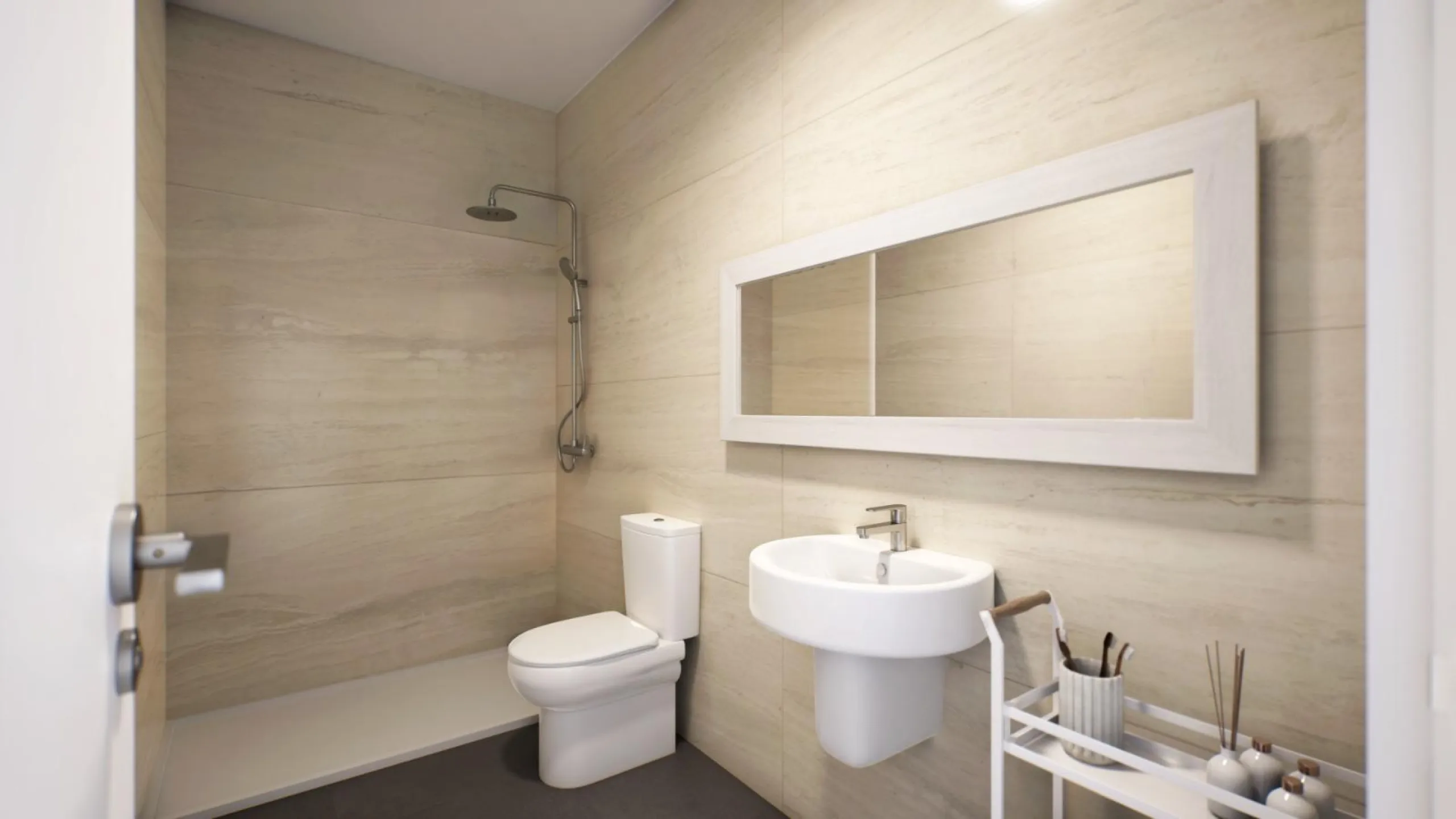 OBRA NUEVA EN GRAN ALACANT. ADOSADOS CON JARDIN Y SOLARIUR PRIVADO DE 27 M2. 2 DORM. 2 BAÑOS. PISCINA COMUNITARIA. MODELO VISION