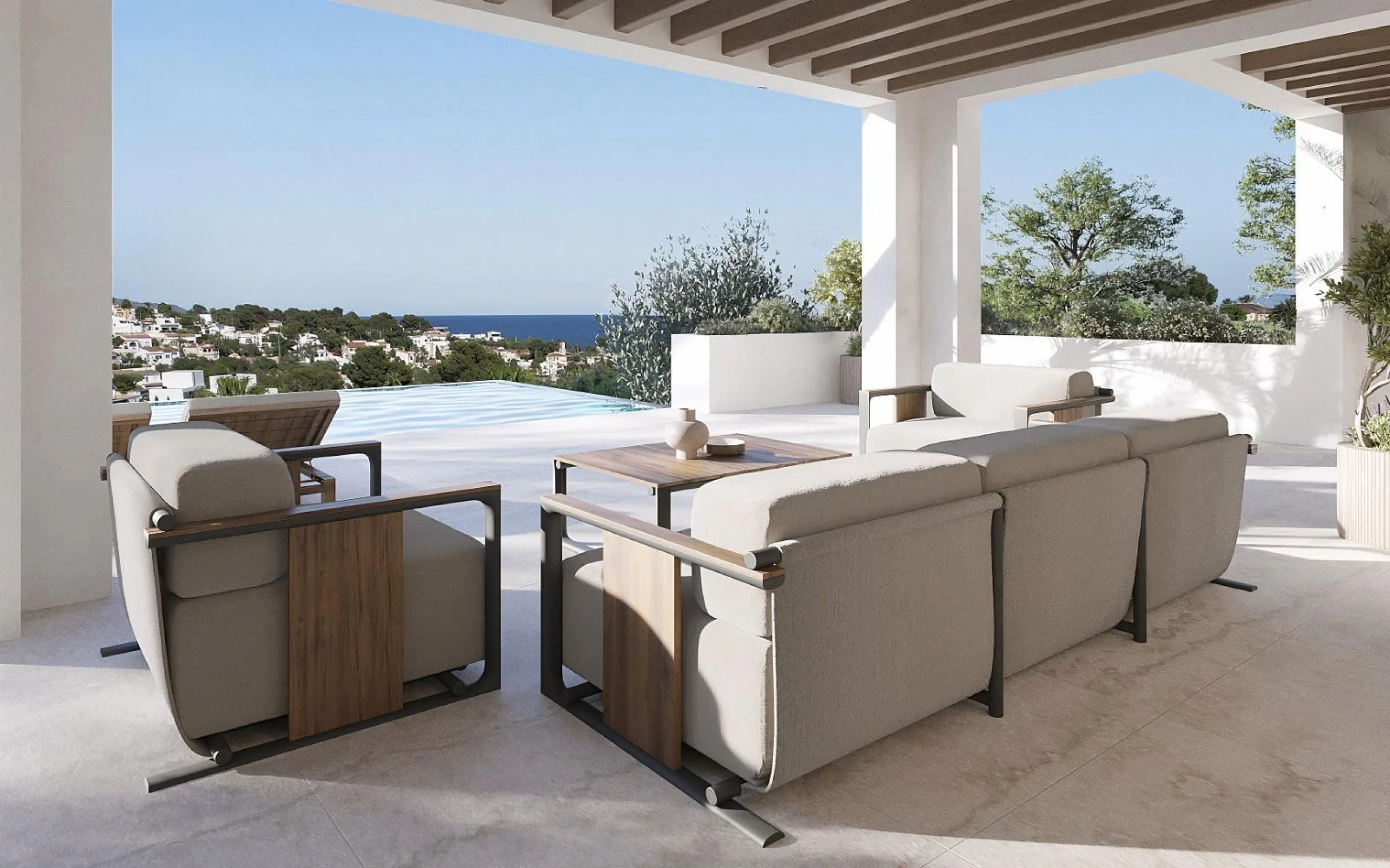 🌊 Luxury Villa with Sea Views in La Fustera – Benissa