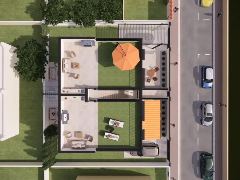 OBRA NUEVA! BUNGALOW EN PLANTA ALTA CON SOLARIUM PRIVADO DE 63 M2. 3 DORM. 2 BAÑOS. SUPERFICIE 71 M2.