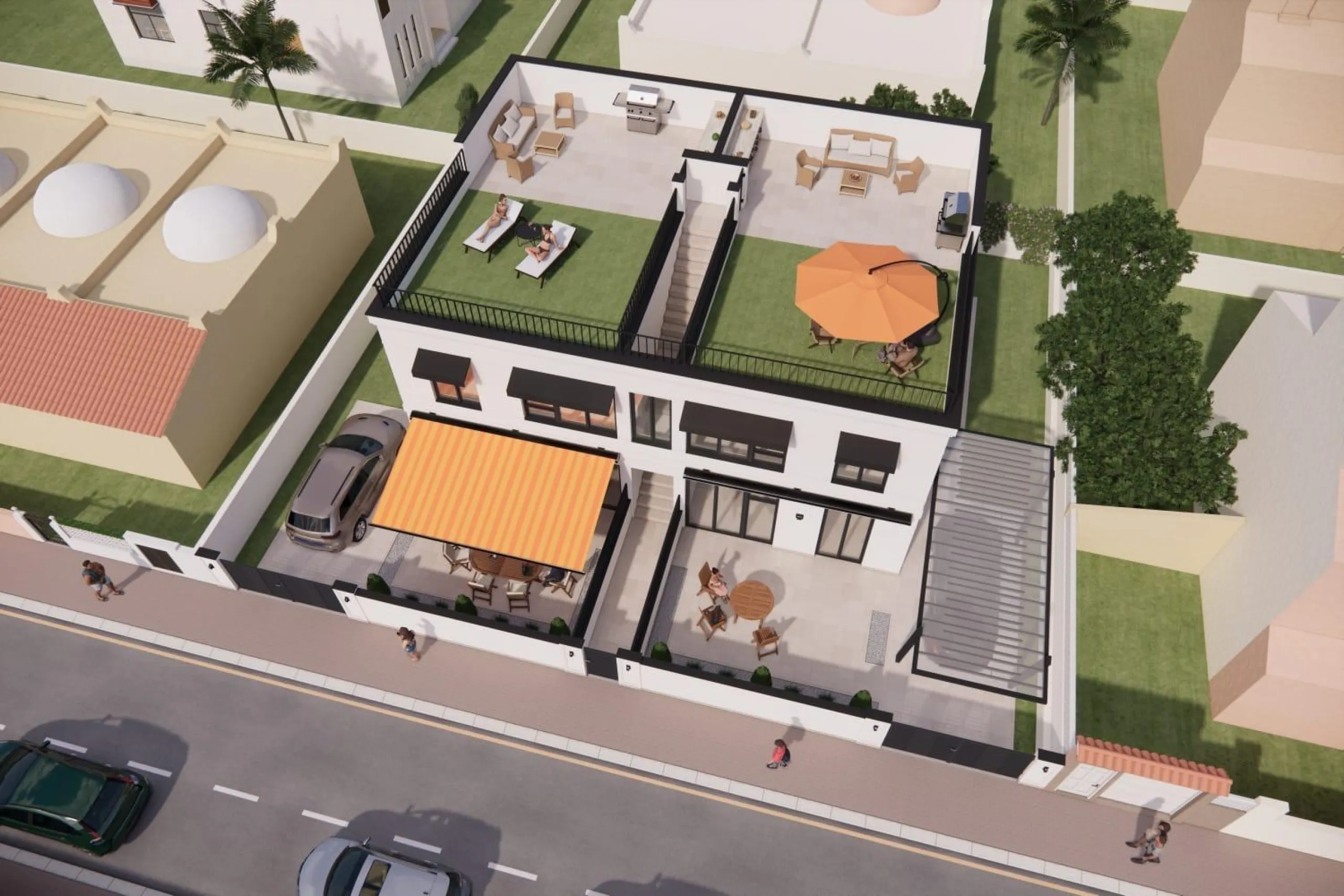 OBRA NUEVA! BUNGALOW EN PLANTA ALTA CON SOLARIUM PRIVADO DE 63 M2. 3 DORM. 2 BAÑOS. SUPERFICIE 71 M2.